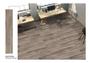 Baldosa de porcelana moderna con acabado mate de 20x120 cm, diseñada para brindar una elegancia discreta y una durabilidad duradera para el suelo. - Product Image 5