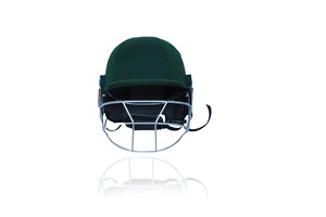 Casco de Cricket Verde con Protector Facial de Aluminio, Equipo de Protección Deportiva Resistente - Product Image 2