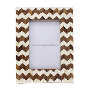 Best Quality Craftsy Home Handcrafted MDF Bone Inlay <b>Photo</b> <b>Frame</b> Customized <b>Vintage</b> Style India Carved Copper Technique - Product Image 2