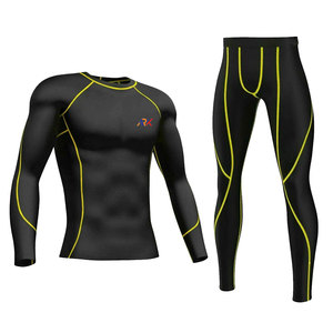 Vêtements de sport pour hommes avec logo personnalisé, faible MOQ, vêtements de compression, nouvelle arrivée, vente chaude, vêtements de compression - Product Image 1