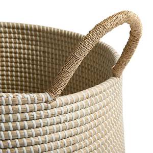 <b>Large</b> Natural Seagrass Handwoven <b>Basket</b> with Handles Durable <b>Storage</b> <b>Basket</b> Wholesale eco friendly Made in Vietnam - Product Image 5