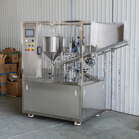 Machine de remplissage et de scellage automatique à ultrasons anti-goutte pour tubes en plastique souple