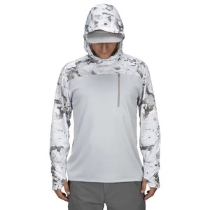 Camisa de Pesca con Capucha de Manga Larga para Hombre, Protección Solar UPF 50, Anti UV, Secado Rápido, Poliéster/Algodón, Ropa para Exteriores - Product Image 2