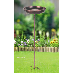 ของตกแต่งสวนโลหะคลาสสิก อ่างน้ำนกโลหะสำหรับกลางแจ้ง - Product Image 2