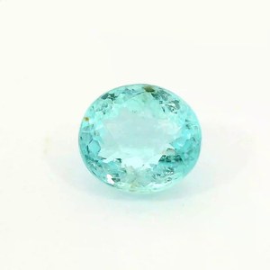 Turmalina Paraiba natural ovalada, piedra preciosa suelta, auténtica piedra preciosa azul verdosa para la elaboración de joyería fina, regalo. - Product Image 4