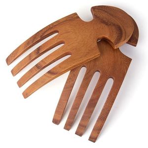 Artisan Handmade Wooden <b>Salad</b> Mixer <b>Tool</b> Wooden <b>Salad</b> Tossing Hands for Kitchen Essentials - Product Image 1