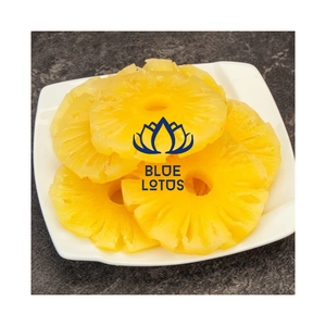 Ananas frais en tranches de qualité supérieure, en conserve, de la marque Blue Lotus Farm, avec sirop, morceaux d'ananas conservés, durée de conservation de 24 mois - Product Image 1