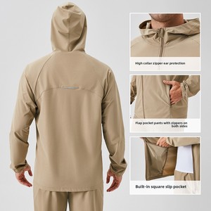Nouvelle conception, survêtement de football pour hommes, respirant, coupe-vent, écologique, léger, séchage rapide, polyester, pour l'entraînement des équipes de club - Product Image 2
