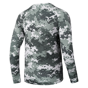 Affordable Long Sleeve Breathable Summer Hunting T-Shirt Unisex Adults Multi Camouflage Print Moisture Wicking - Product Image 2