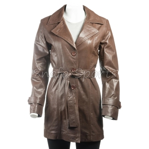 Vestes pour femmes, veste en cuir d'agneau véritable, respirante, col double, streetwear, bomber pour femmes - Product Image 2