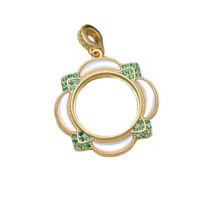 Pendentif en argent S925 14,5-14,7 mm en forme de coquille, boucles d'oreilles, porte-bague, ensemble rétro en forme de coquille de cheval, porte-bijoux DIY, accessoires d'affichage de bijoux 6124 - Product Image 5