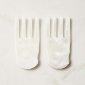 ช้อนเรซิ่น FAIZA CRAFT สำหรับเสิร์ฟอาหารและสลัด ทำด้วยมือ ดีไซน์คลาสสิก เป็นมิตรกับสิ่งแวดล้อม ขัดเงาอย่างดี ด้ามจับสั่งทำได้ ใช้กับเครื่องล้างจานได้ เหมาะสำหรับงานปาร์ตี้ - Product Image 3