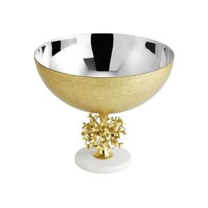 Centro de mesa de latón de estilo nórdico, cuenco de exhibición de frutas, cuenco de latón de lujo portátil fácil, cuenco decorativo de mesa más vendido, precios bajos - Product Image 5