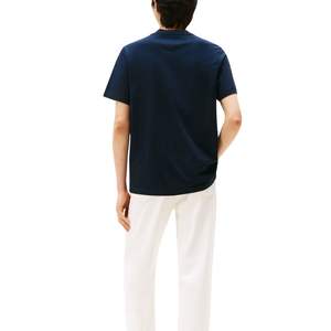 Camiseta de algodón personalizada al por mayor, la más vendida, holgada, informal, para hombre, OEM, de manga corta, de algodón y color liso - Product Image 4