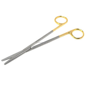 Tijeras TC Metzenbaum Rectas de 7 Pulgadas con Mango Dorado, Instrumento Quirúrgico Veterinario Manual Premium Duradero de Acero Inoxidable OEM ODM - Product Image 1