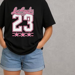 T-shirt femme surdimensionné à imprimé vintage, coton noir, streetwear, manches courtes, col rond, décontracté, à porter au quotidien - Product Image 2