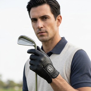 Gants de golf en cuir véritable personnalisés de qualité supérieure pour hommes et femmes, antidérapants, respirants, adaptés à toutes les conditions météorologiques, avec logo personnalisé, gants de golf OEM - Product Image 5