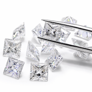 SHRAMAN DIAMOND Diamants en vrac de qualité supérieure pour la fabrication de bagues et boucles d'oreilles, taille princesse, cultivés en laboratoire, 5,3 mm, couleur F, clarté VS, vente en gros - Product Image 4