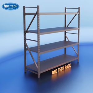 Étagère de rangement en acier à 3 niveaux OneTech Polish, capacité de charge de 300 kg, protection contre la corrosion, installation sans boulons pour le rangement dans le garage - Product Image 1