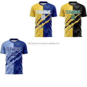 Camiseta de Fútbol de Primera Calidad, Personalizada de Fábrica, OEM/ODM, Impresión por Sublimación, Transpirable, de Secado Rápido, Ecológica, 100% Poliéster, para Adultos - Product Image 3