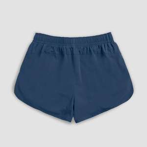 Shorts pour femmes sur mesure, respirants, doux, durables, style streetwear, décontractés, sportifs, à motif uni, OEM - Product Image 3