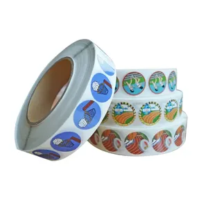 สติกเกอร์กาวกันน้ำเคลือบทองคำสำหรับปิดผนึกกล่องเค้ก ฉลากบรรจุภัณฑ์ขนมหวานที่ทนทาน - Product Image 1