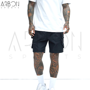 Shorts cargo en toile pour hommes, style actuel, coupe ajustée, confortables, design unique, meilleur fournisseur, tendance, best-seller - Product Image 3