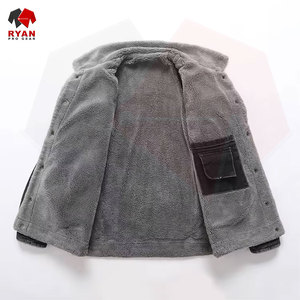 เสื้อแจ็คเก็ตยีนส์ผู้ชายติดกระดุมด้านหน้า ออกแบบเองได้ รับผลิตแบบ OEM ODM สไตล์คลาสสิก แฟชั่นลำลอง - Product Image 6