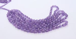 Perles en améthyste naturelle africaine facettées en forme de goutte 5x7-7x9 MM, perles en améthyste en forme de larme, 16 pouces, gouttes d'améthyste - Product Image 6