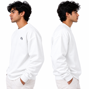 เสื้อสเวตเชิ้ตผ้าฝ้ายฟลีซพรีเมียมสำหรับผู้ชาย ทรงโอเวอร์ไซส์ คอกลม ไหล่ตก พิมพ์ลายกราฟิกตามสั่ง สไตล์ลำลอง สตรีทแวร์ ขายส่งจากสหรัฐอเมริกา - Product Image 3