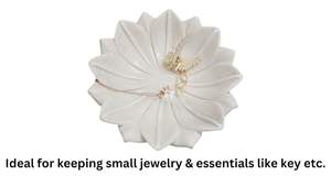 Bol décoratif en marbre blanc naturel, plateaux décoratifs, flûtes, bol à fruits en marbre, bol à volants en marbre, décoration intérieure - Product Image 3