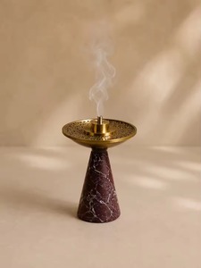 Luxury Rose Gold Bakhoor Burner Mabkhara Marble Design <b>Sandalwood</b> <b>Incense</b> Arabic Majmar Decorative Hand-Made Bakhoor Burner - Product Image 4