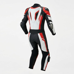 Traje de Motocicleta de Cuero de Alta Calidad para Carreras de Autos, Chaquetas de Motocicleta de Cuero Genuino, Colores y Logotipo Personalizados - Product Image 4