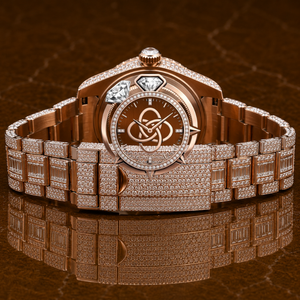 Premium Luxury Moissanite <b>Diamond</b> Bracelet <b>Watch</b> Men Full Stone Setting <b>Watch</b> - Product Image 4
