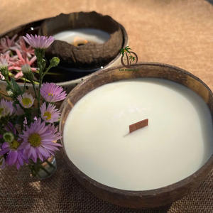 เทียนมะพร้าวสกัดจากถั่วเหลืองเทียนมะพร้าวกลิ่นออกแบบได้ตามต้องการเทียนสปาแบบเวียดนาม - Product Image 5