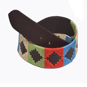 2026 Premium Argentina Leather <b>Belt</b>\Custom Leisure Sport Embroidered Polo <b>Belt</b> Emboss Genuine <b>Belt</b> with Customization logo - Product Image 3