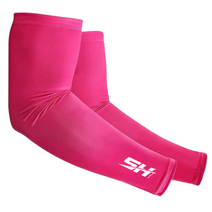 Manches de compression légères pour hommes, protection UV, pour sports de plein air, course à pied, cyclisme, randonnée, entraînement physique - Product Image 1
