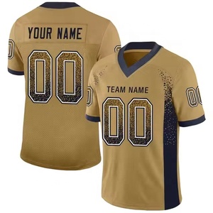 Camisetas de Fútbol Americano de Manga Corta con Logotipo Personalizado, Nuevo Diseño, Sublimación de Primera Calidad, Camiseta de Fútbol Juvenil - Product Image 3