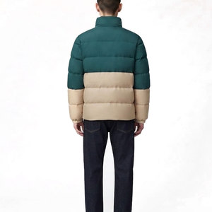 Stylish Puffer <b>Jacket</b> Men <b>Lightweight</b> Winter Outerwear With Soft Padding Full Zip Front Side Pockets And Clean <b>Casual</b> Design - Product Image 2