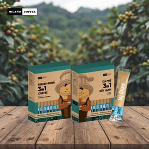 Best-selling Milano <b>Coffee</b> Freeze-dried Robusta <b>Instant</b> <b>Coffee</b> 3-in-1 Coconut Flavored Bitter Taste (Full City + 10 Sticks X 16g - Product Image 2