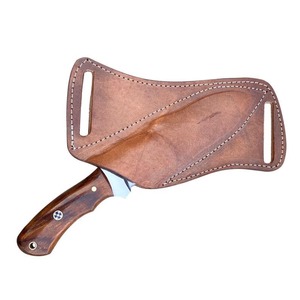 Couteau de chasse à lame fixe à pointe tombante avec manche en bois, lame en acier inoxydable, couteau en acier D2 pour usage extérieur - Product Image 2