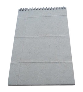 Custom Promotion Cream Color <b>Notepad</b> 36 Sheets Totally Wood-Free Acid-Free Recycled Paper Spiral Bound - Product Image 2