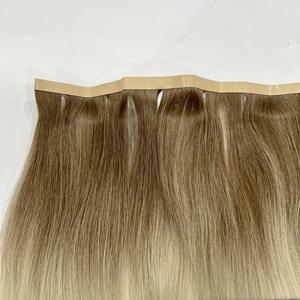Extensiones de cabello de alta calidad con cinta adhesiva, precio de fábrica, hechas con cabello humano vietnamita 100%, superficie suave y puntas completas. - Product Image 3