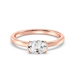 แหวนโอวัลโซลิแทร์ - Product Image 5