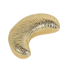 Luxury <b>Metal</b> Banana Shape Dry Fruit <b>Box</b> with Textured Lid Decorative Nut <b>Storage</b> Container for Premium Table Serving Kitchen - Product Image 5