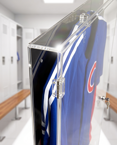 Vitrina de acrílico transparente y personalizable con cerradura para exhibir camisetas, caja de exhibición para camisetas deportivas - Product Image 4