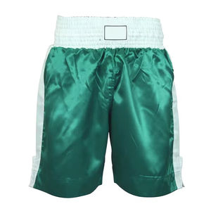 Pantalones Cortos de Muay Thai de Alta Calidad, Elásticos, Lisos, para Artes Marciales, de Secado Rápido, Venta al Por Mayor de Fábrica - Product Image 4
