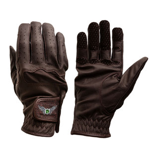 Guantes de equitación transpirables de fábrica OEM con agarre completo para los dedos, palma reforzada y ajuste flexible, a la venta. - Product Image 4