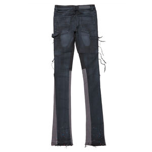 Pantalones Vaqueros de Mezclilla para Hombre, Corte Recto, Cierre de Botones, Ligeros, Casuales, Ajustados, Transpirables, Moda Urbana, Ropa de Exterior - Product Image 2