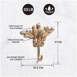 Organisateur mural en métal industriel à double crochet pour garage, salle de bain, chambre à coucher - Product Image 1